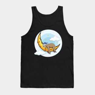 funny sleep sloth illustration - humour gift for brothers Tank Top